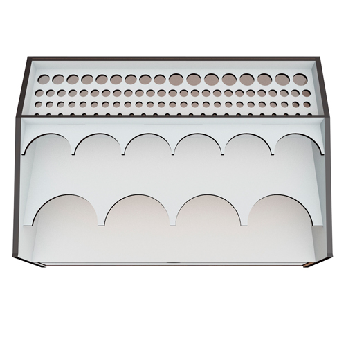 Настільний органайзер для фарб і художнього приладдя, 330mm x 215mm х 135mm, #377 - фото 4