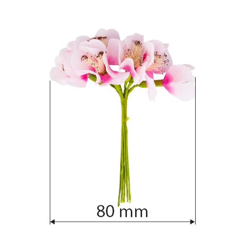 Bouquet of Carpathian bells, color Pink, 6 pcs - foto 0