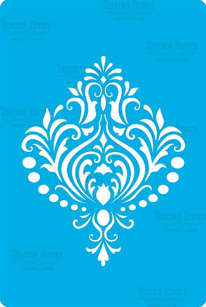 Stencil for crafts 15x20cm "Classic pattern 1" #105