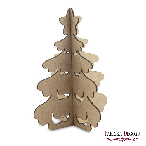 Rohling für Dekoration "Weihnachtsbaum-2" #112 - Fabrika Decoru