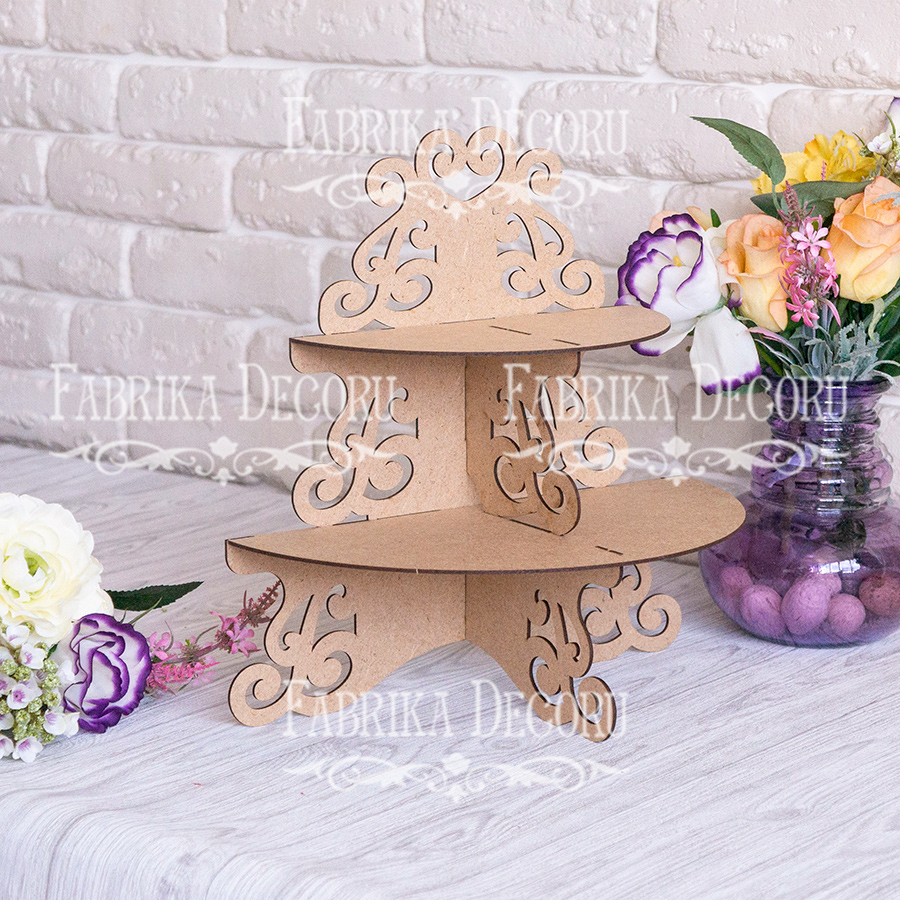 Cupcake stand "Semicircle openwork" #089 - foto 0