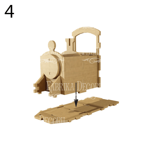 Toy Organizer "Train" (set) #034 - foto 4