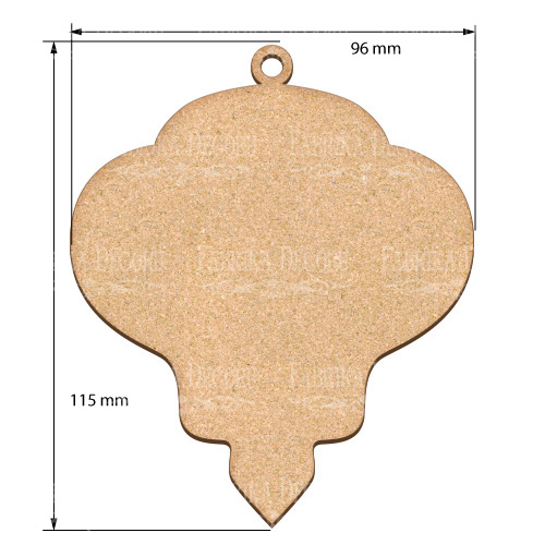 Blank for decoration New year tree toy 12, #443 - foto 0