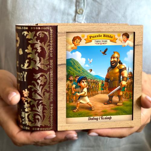 Пазлы с фигурками "Давид и Голиаф", #005 - Фото 2