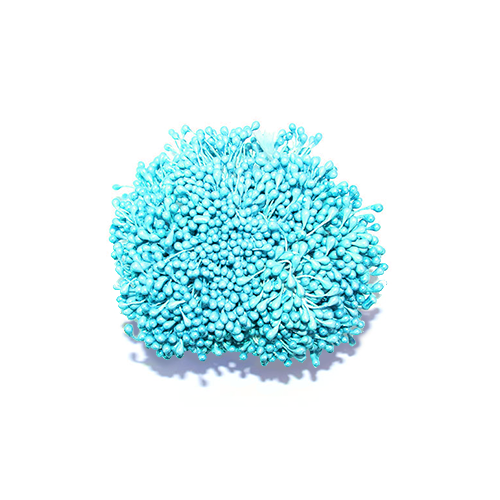 Staubblätter klein und glänzend Blau 20St - Fabrika Decoru