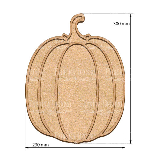  Art board Pumpkin 23х30 cm - foto 0