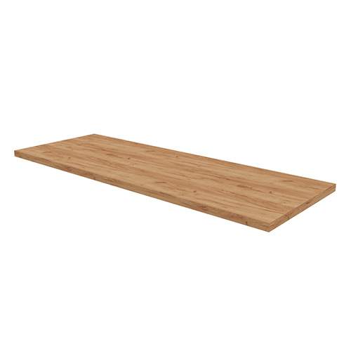 Worktop 1600 mm x 600 mm x 32 mm, color Kraft Oak