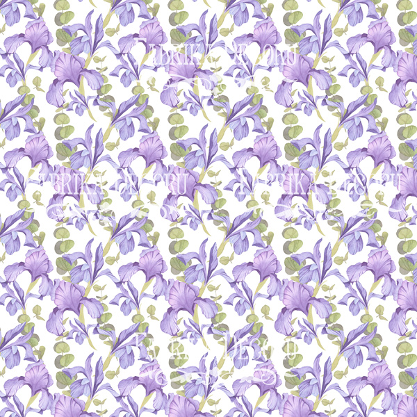 Набор скрапбумаги Majestic Iris 20x20 см, 10 листов - Фото 6