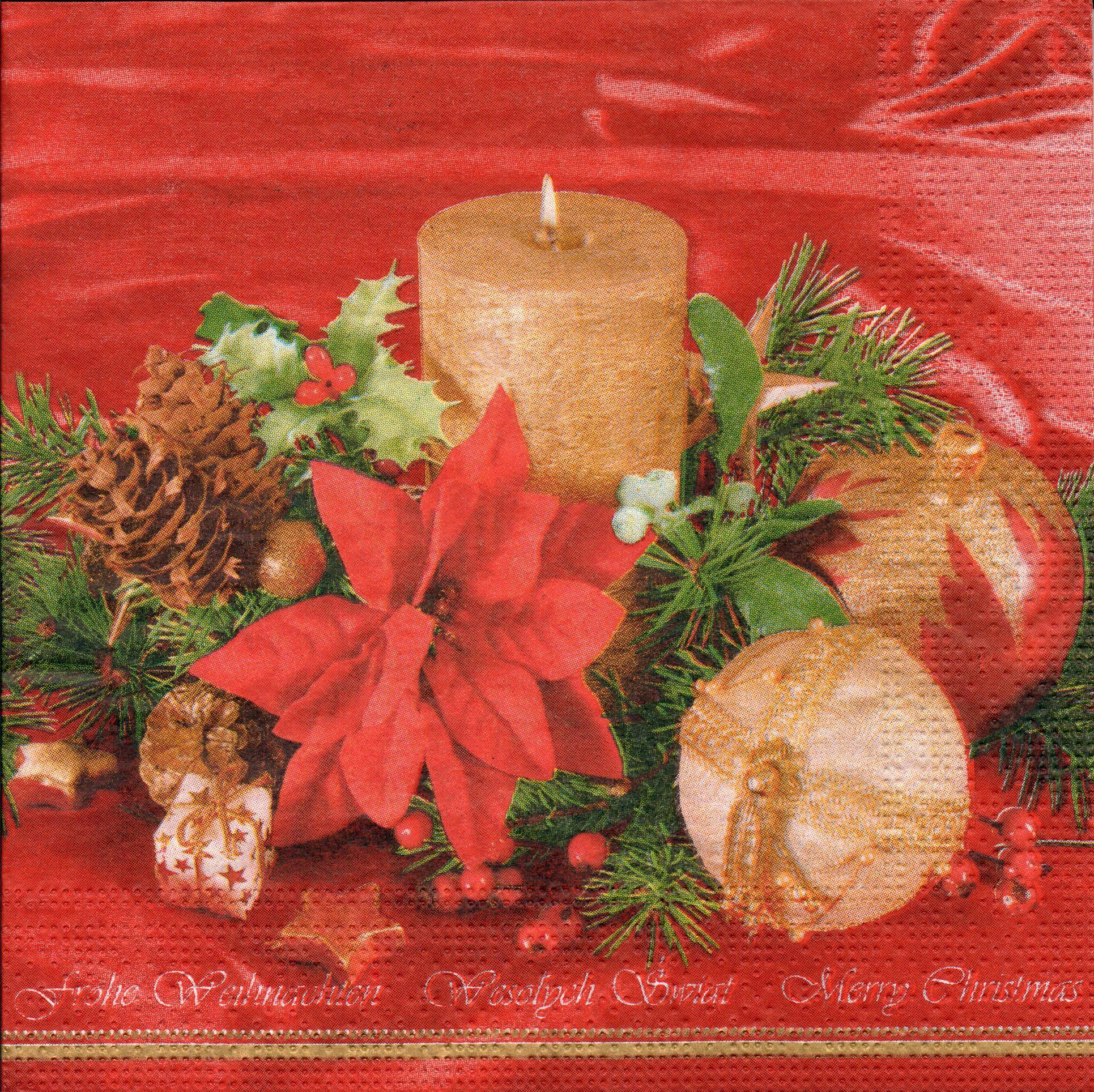 Decoupage napkin "Merry Christmas"