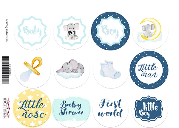 Journaling stickers set #1-012