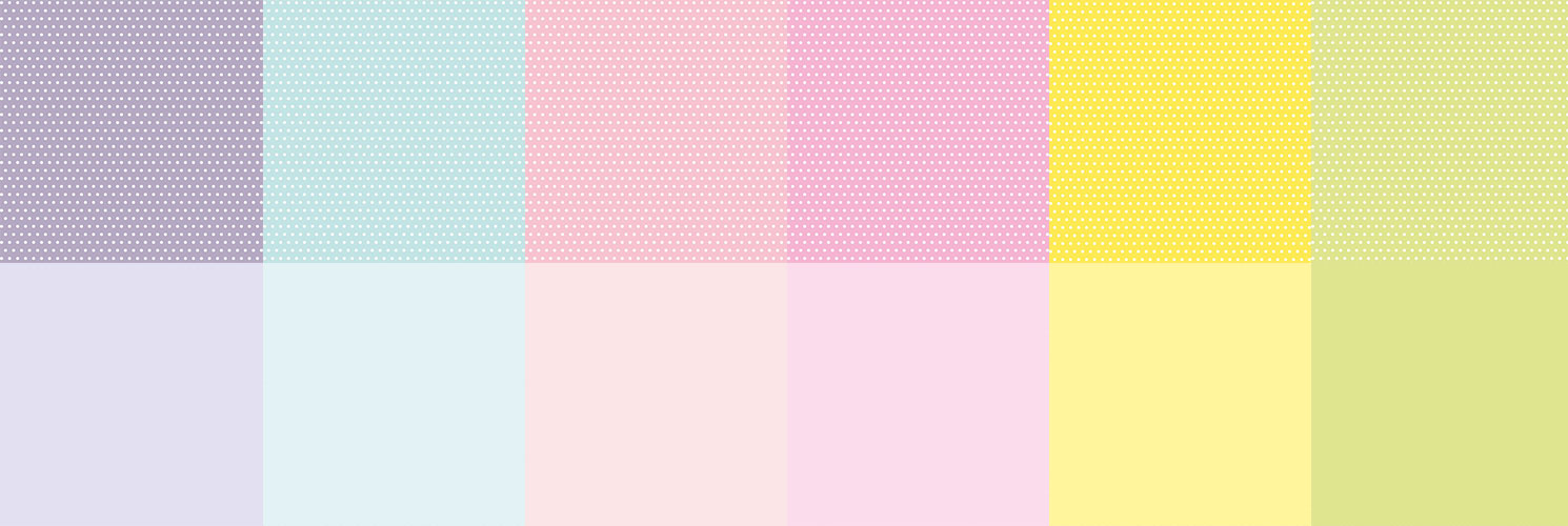 Double-sided scrapbooking paper set Funny Dots 12”x12” 12 sheets - foto 0