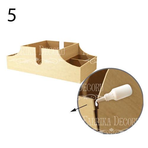 Desk organizer kit cosmetic accessories or stationery #022 - foto 10