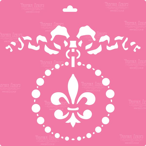 Stencil for decoration XL size (30*30cm), Medallion #067