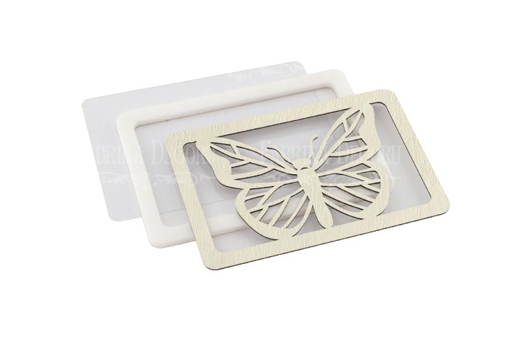 Shaker dimension set "Butterfly" 11.6x7.6 cm 
