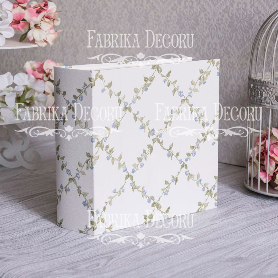 Blankoalbum Zarte Blumen 20cm х 20cm - foto 0  - Fabrika Decoru