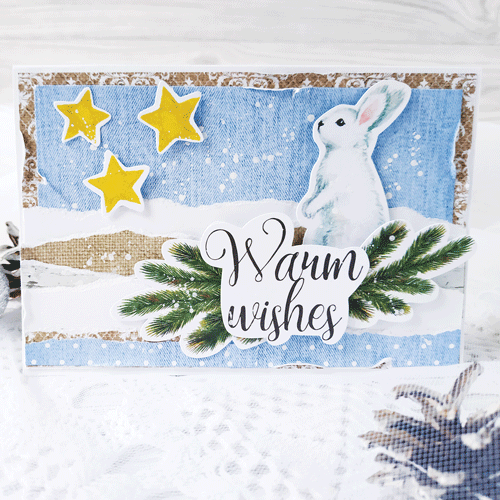 Greeting cards DIY kit, "Christmas greetings" - foto 2