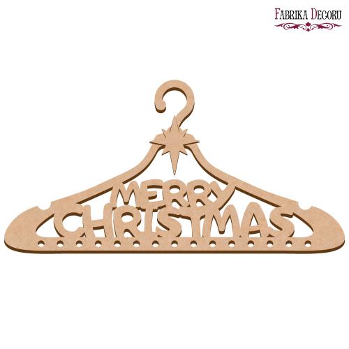 Artboard hanger with inscription "Merry Christmas", 21 cm x 42 cm, #226