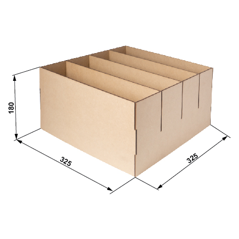 Organizer-Einsatz für Smart Box, 3mm HDF, 325x325x180 mm, #13 - foto 0  - Fabrika Decoru