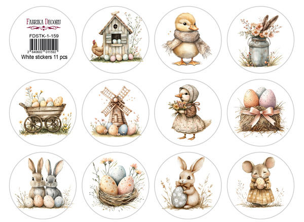 набор наклеек (стикеров) для журналинга #1-159