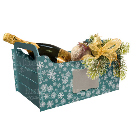 Gift box with side handles, 310 х 175 х 205 mm, #292 - foto 0