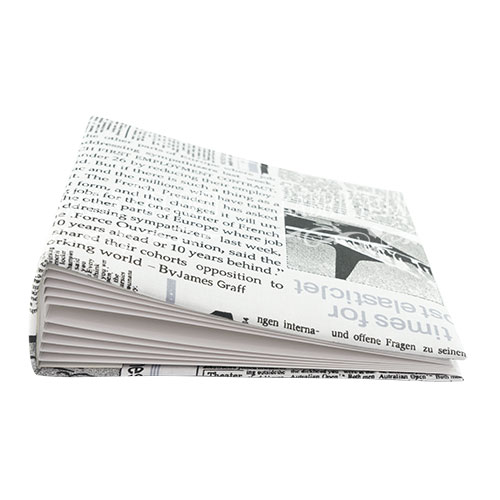 Blank album with a soft fabric cover Newspaper 20сm х 20сm - foto 0