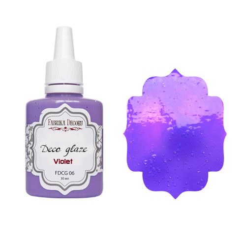 Deko-Glasur Violett 30 ml - Fabrika Decoru