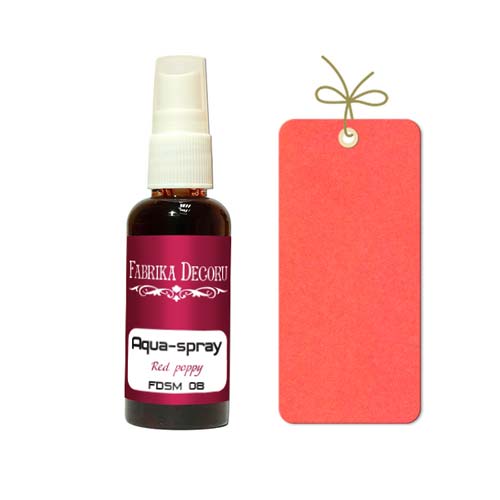 Aqua Spray, color Red poppy, 50ml