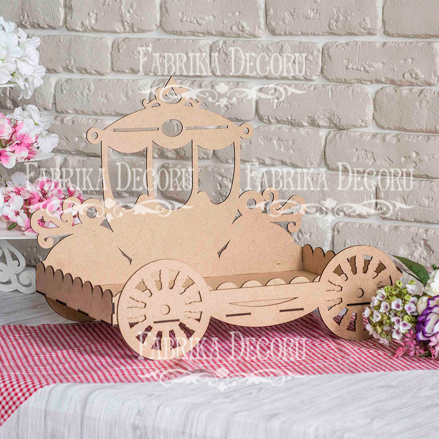 Cupcake-Ständer "Wagen-2", 300 х 200 х 245 mm, DIY-Set #056 - foto 0  - Fabrika Decoru