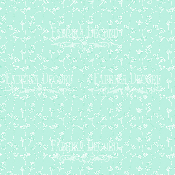 Sheet of double-sided paper for scrapbooking Little elephant #23-02 12"x12" - foto 0