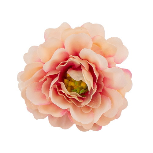 Peony flower peach with pink, 1 pc - foto 0