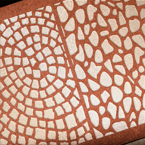 Stencil for crafts 15x20cm "Stone pavement" #168 - foto 0