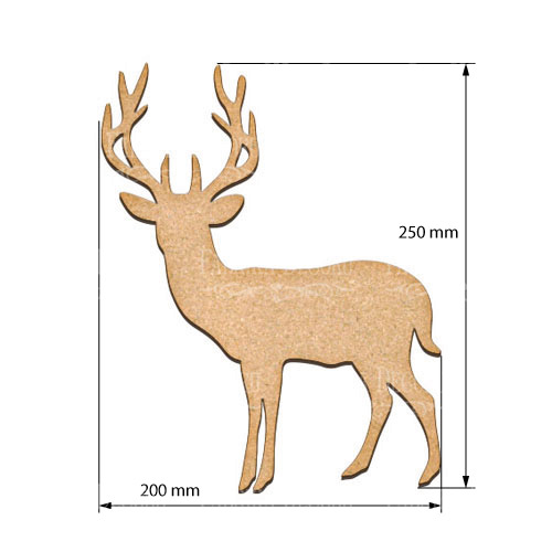  Art board Deer 20х25 cm - foto 0