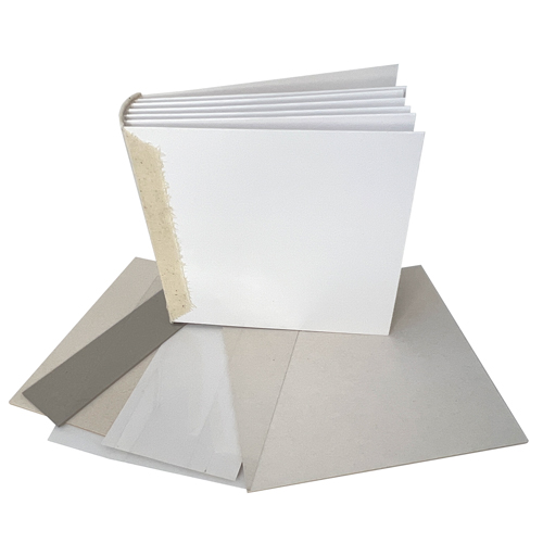 Blank scrapbook album (photo album), 15cm x 15cm, 5 sheets - foto 0