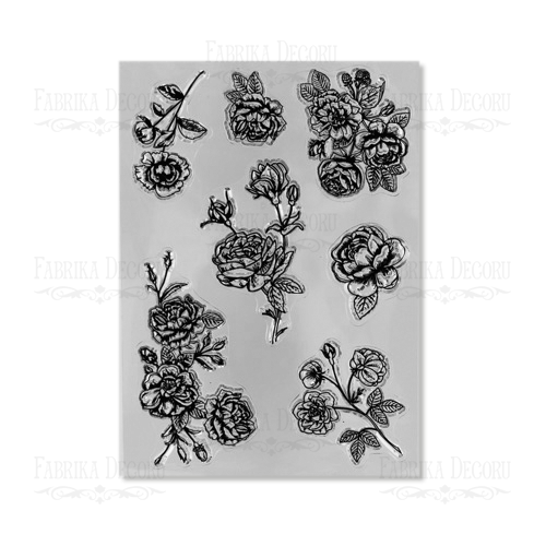 Silicone stamps set 7 pcs Size 11 cm х 15,5 сm 