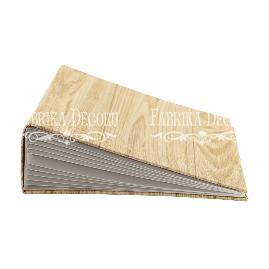 Blank album Pine board with gold 20cm х 20cm - foto 0