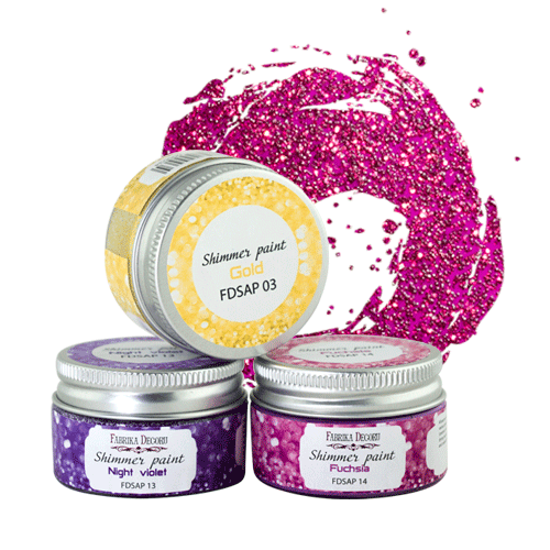 краски с глиттером