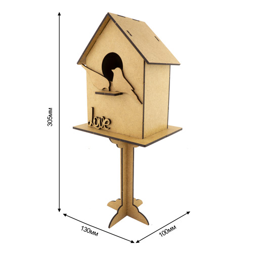 Zestaw wykrojów do ozdobienia "Domki dla ptaków" na nogach, #369 - foto 1  - Fabrika Decoru