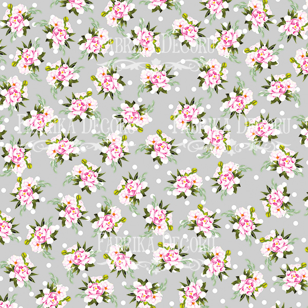 Double-sided scrapbooking paper set Wedding of our dream 12"x12", 10 sheets - foto 8