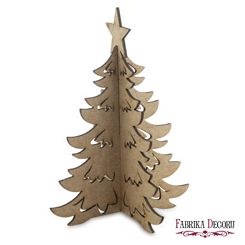 Rohling für Dekoration "Weihnachtsbaum-1" #111 - Fabrika Decoru