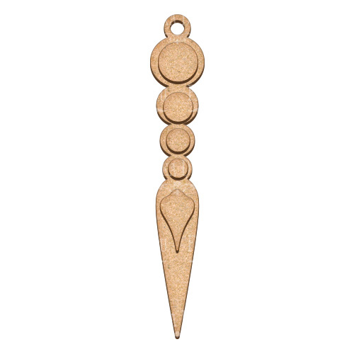 Blank for decoration New year tree toy 52, #485