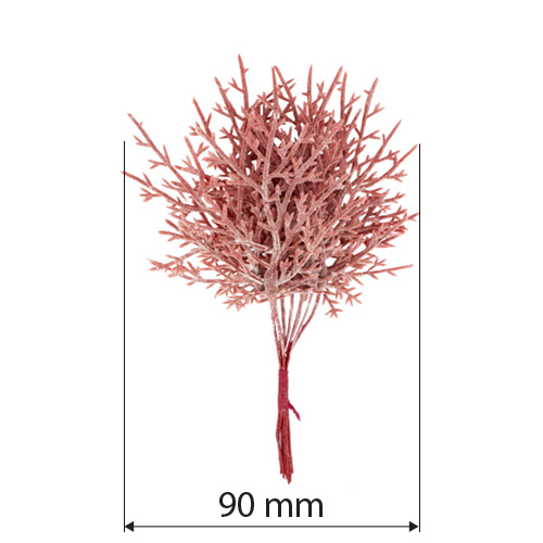 Zestaw gałązek szparagów koral, 10szt - foto 0  - Fabrika Decoru