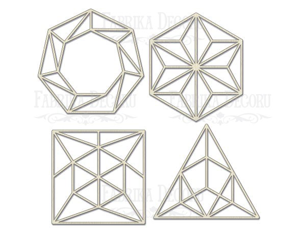 Megaspanplatte „Geometrische Formen 1“ #025 - foto 0  - Fabrika Decoru