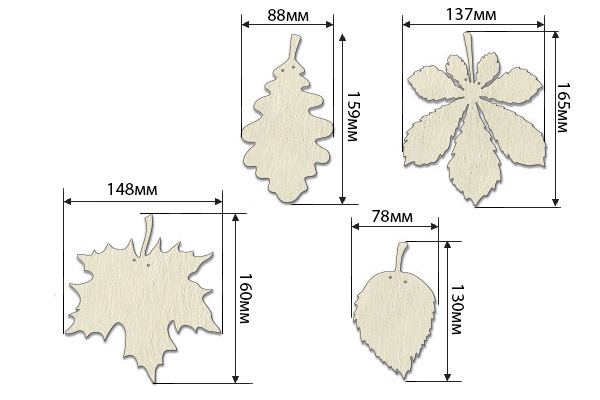 Бумажная гирлянда «Листопад», FDCHG-002 - Фото 2