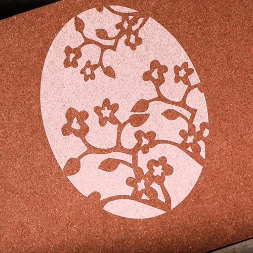 Stencil for crafts 14x18cm "Sakura branches" #082 - foto 0