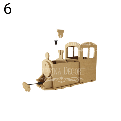 Toy Organizer "Train" (set) #034 - foto 6