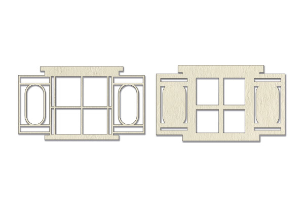 3D-tekturka Okno z okiennicami #578 - Fabrika Decoru