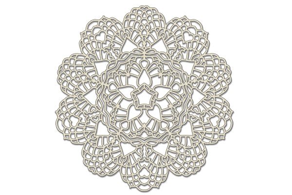 Chipboards set  "Openwork napkin" #220