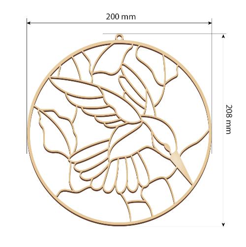 Blank for stained glass painting  "Tropics", #10 - foto 1