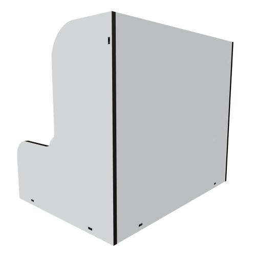 Schreibtisch-Organizer für Papier, Bürobedarf, Kunst und Schreibwaren, 28 х 22 х 27 cm, #423 - foto 8  - Fabrika Decoru