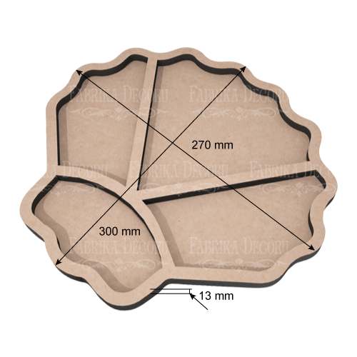 Mixbox Shell, 30х27sm - foto 1  - Fabrika Decoru